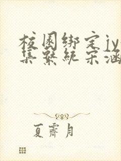 校园绑定jy收集系统宋涵全文免费