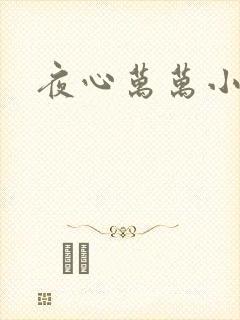 夜心万万小说