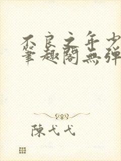 不良之年少轻狂笔趣阁无弹窗