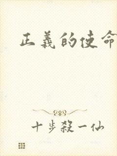 正义的使命小说