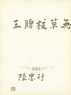 王牌校草无限爱