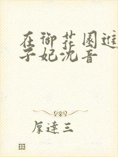 在御花园进入太子妃沈音