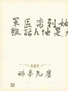 军区脔到她哭h粗话h他是疯批