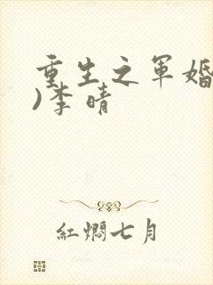 重生之军婚(h)李晴