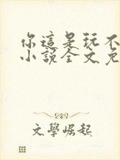 你这是玩不起呀小说全文免费阅读