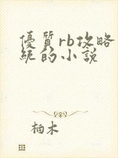 优质rb攻略系统的小说