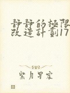 静静的极限自我改造计划17