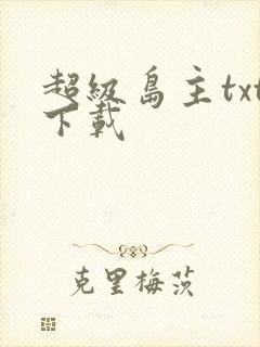 超级岛主txt下载