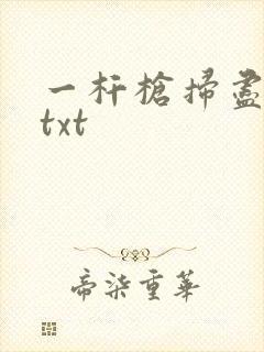 一杆枪扫尽全家txt