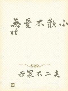 无爱不欢小说txt