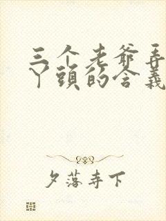 三个老爷弄一个丫头的含义