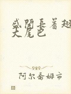 盛开长着翅膀的大尾巴