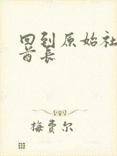 回到原始社会做酋长