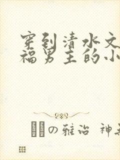 穿到清水文里造福男主的小说