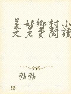 美好乡村小说全文免费阅读