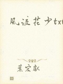 风流花少txt