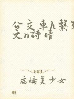 公交车h系列辣文n诗晴