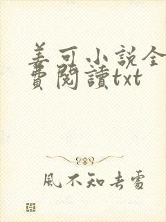 姜可小说全文免费阅读txt