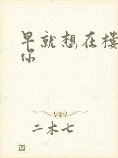 早就想在楼梯要你