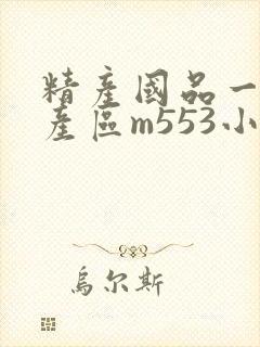 精产国品一二三产区m553小说