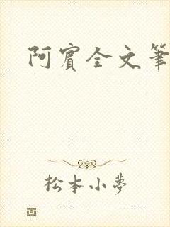 阿宾全文笔趣阁