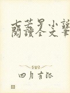 七芒星小说免费阅读全文笔趣阁