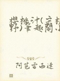 樱桃汁(宋枝江野)笔趣阁小说