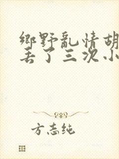 乡野乱情胡秀英丢了三次小说