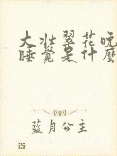 大壮翠花晚上不睡觉是什么电视剧