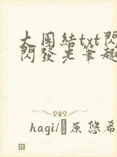 大团结txt闪闪发光笔趣阁