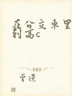 在公交车里c弄到高c