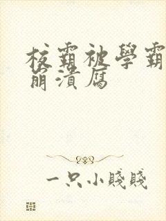 校霸被学霸玩到崩溃腐