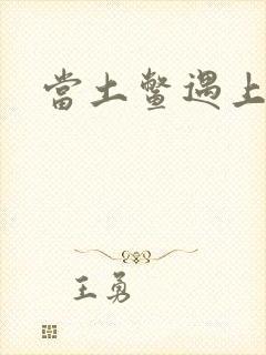 当土鳖遇上海龟