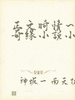 正文畸情～内裤奇缘小说小茹