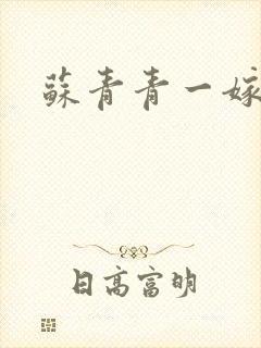 苏青青一嫁三夫