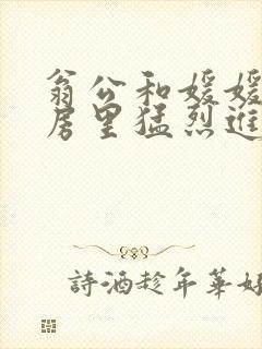 翁公和媛媛在厨房里猛烈进出