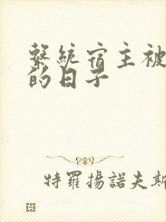 系统宿主被浇灌的日子