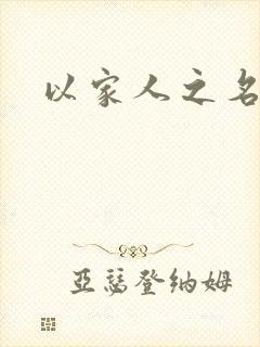 以家人之名小说