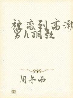 被脔到高潮的直男h调教