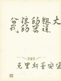 公狼的粗大挺进我的密道