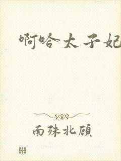 啊哈太子妃好骚