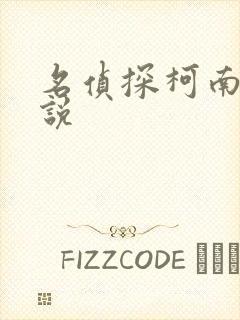 名侦探柯南h小说