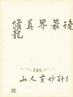 修真界最后一条龙