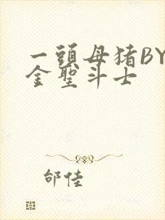 一头母猪BY黄金圣斗士