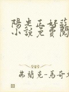 阳光正好苏玥玥小说免费阅读