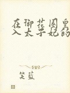 在御花园皇上进入太子妃的小说