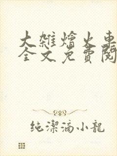 大杂烩火车小说全文免费阅读