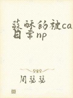 苏酥的被cao日常np