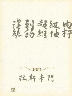 得到超级肉禽系统的维他柠檬茶