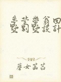 梦莹带翁回乡别墅别墅设计